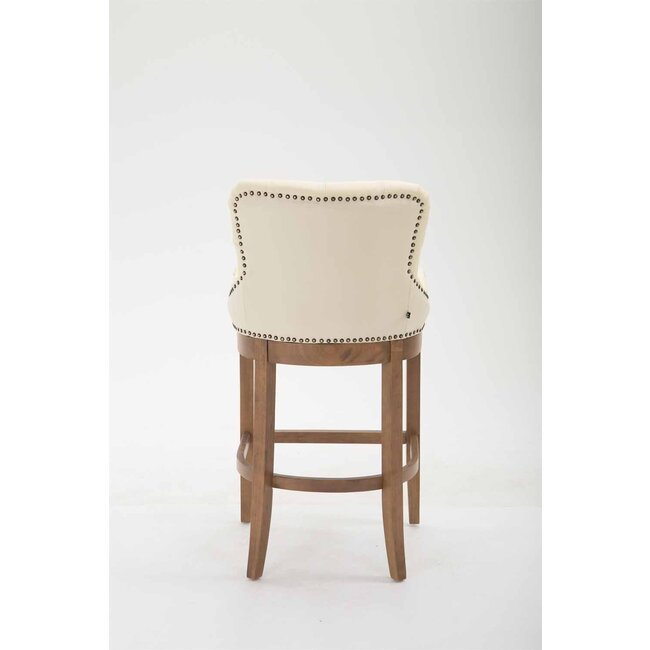 Barhocker Lakewood Echtleder creme