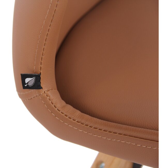 4er Set Stuhl Luna hellbraun