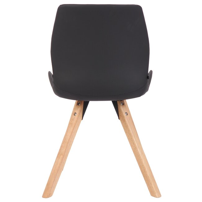 4er Set Stuhl Luna schwarz