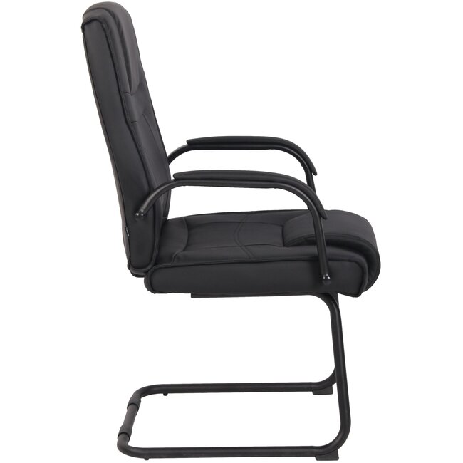 Besucherstuhl Attila komplett Schwarz