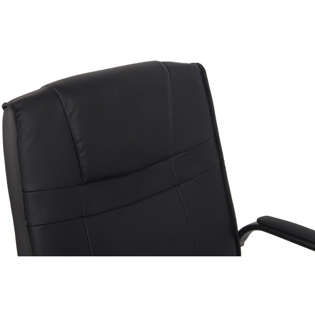 Besucherstuhl Attila komplett Schwarz