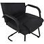 Besucherstuhl Attila komplett Schwarz