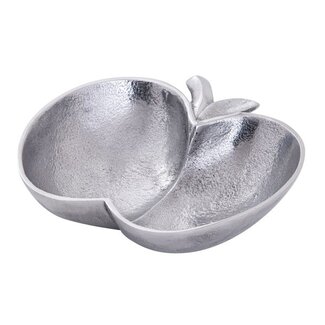 Voglrieder Deko Apfel Schale Aluminium Silber