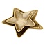 2er-Set Dekoschalen Starlight – Sternform aus Aluminium in Gold