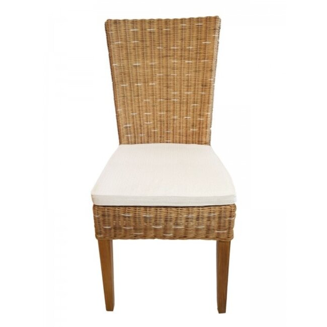 4 Stück Esszimmer Rattanstühle natur