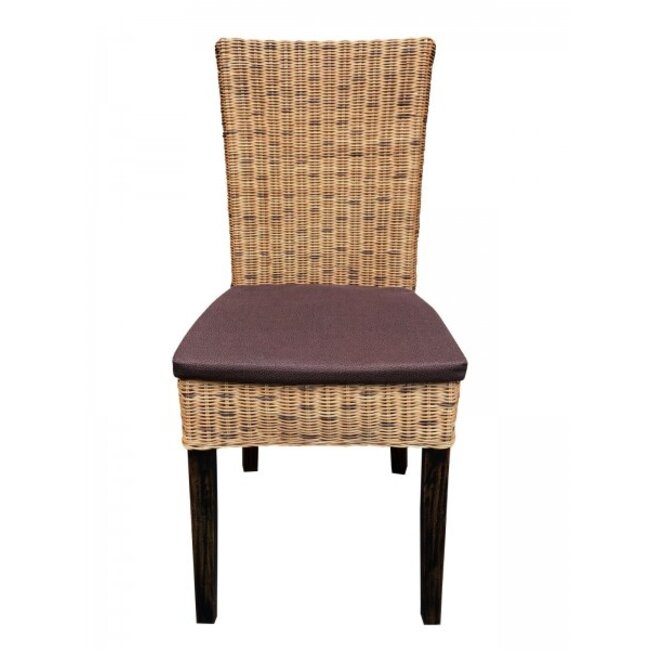 Esszimmerstuhl Rattan braun