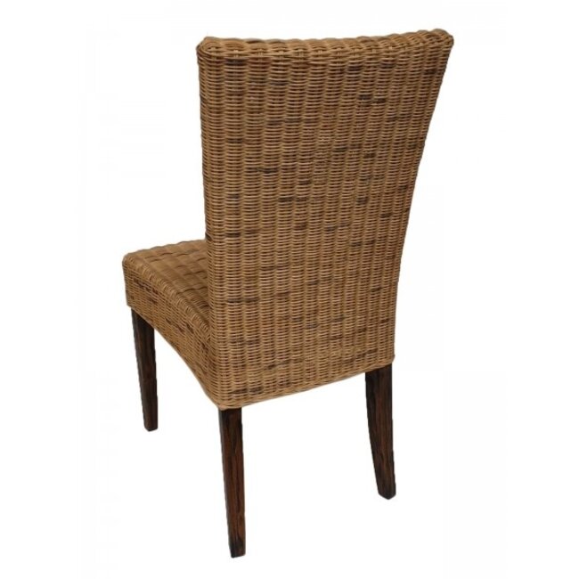 Esszimmerstuhl Rattan braun