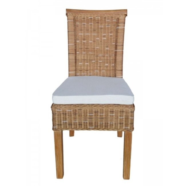 Esszimmerstuhl Rattan braun