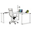 Eckschreibtisch WARNER – Laminatplatte 160 cm