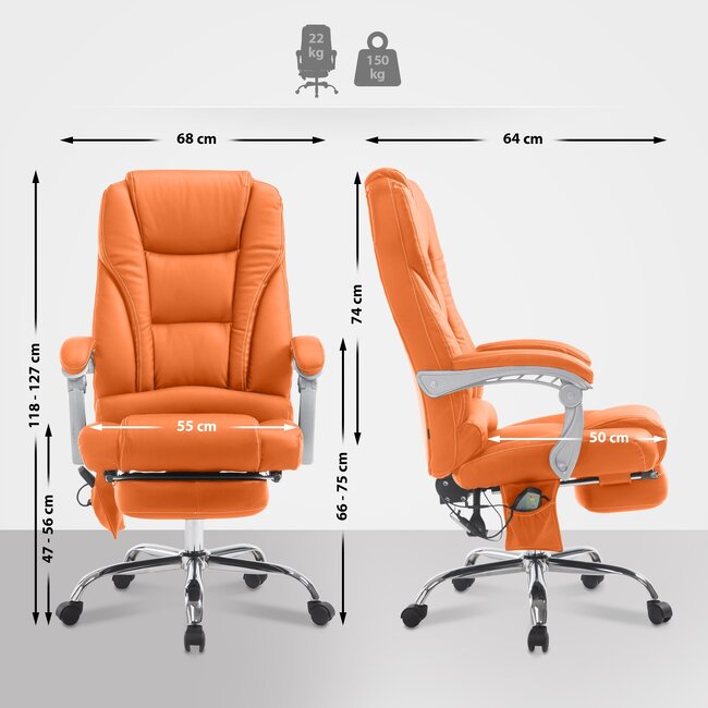 Bürostuhl Pacific  Orange
