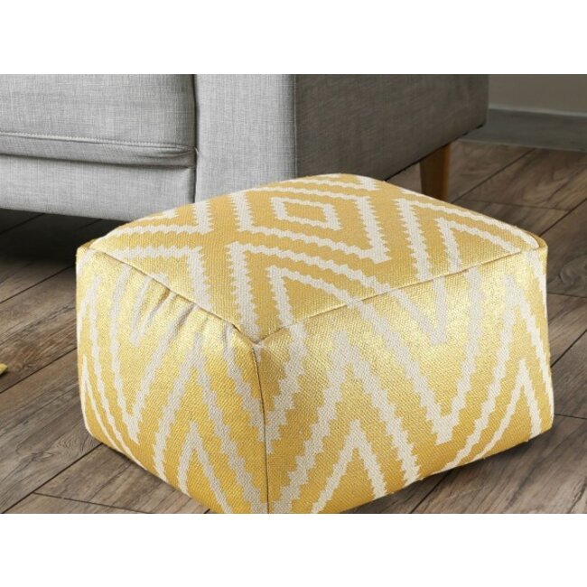 Sitzhocker Pouf gold