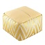 Sitzhocker Pouf gold