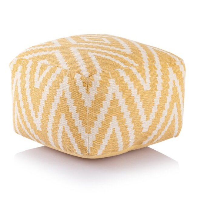 Sitzhocker Pouf gelb