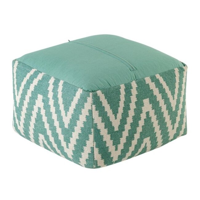 Fußhocker Pouf Kelim mint