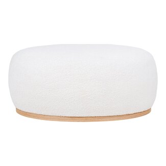 House Nordic Manhattan Pouf - Sitzkissen, weiß, 54,5x88,5x36 cm