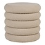 Brooklyn Pouf mit Aufbewahrung, beige, Ø44 cm