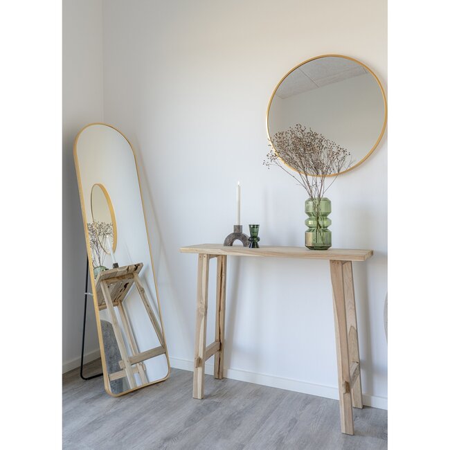 Girona Konsolentisch aus Teakholz, natur, 90 cm