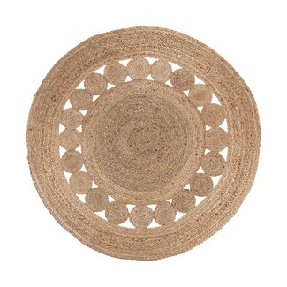 House Nordic Bombay Rug - Teppich, geflochtene Jute, natur ø150 cm