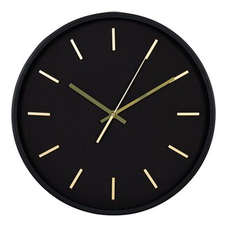 House Nordic Kensington Wanduhr, schwarz, geräuschloses Uhrwerk ø35 cm