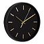 Kensington Wanduhr, schwarz, geräuschloses Uhrwerk ø35 cm