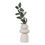 Vase - Keramik, beige, ø14,5x26,5 cm
