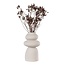 Vase - Keramik, beige, ø14,5x26,5 cm