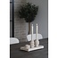 Teelichthalter - Travertin, natur, 2er Set