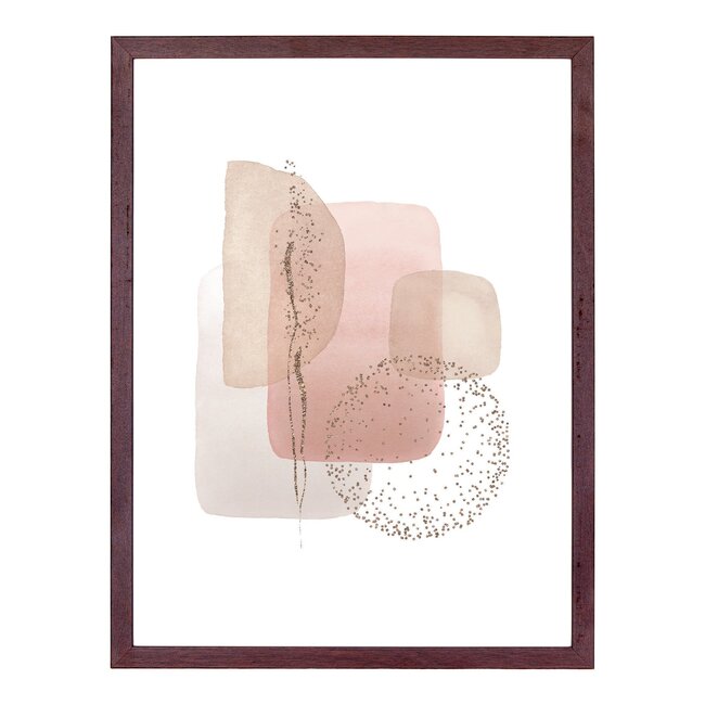 3er-Set Aspen Rahmenset - dunkelbraun