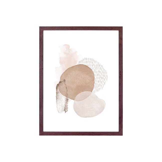 3er-Set Aspen Rahmenset - dunkelbraun