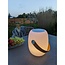 Cardiff LED Lampe mit Riemen, weiß, Bluetooth-Lautsprecher, wiederaufladbar