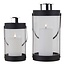 2er-Set Bondi Lanterns - Stahl/Glas, schwarz