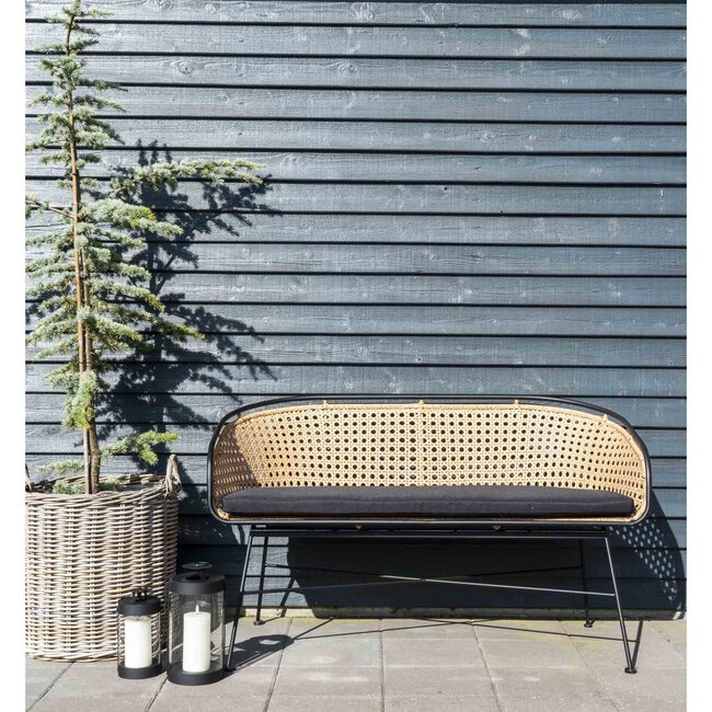 2er-Set Bondi Lanterns - Stahl/Glas, schwarz