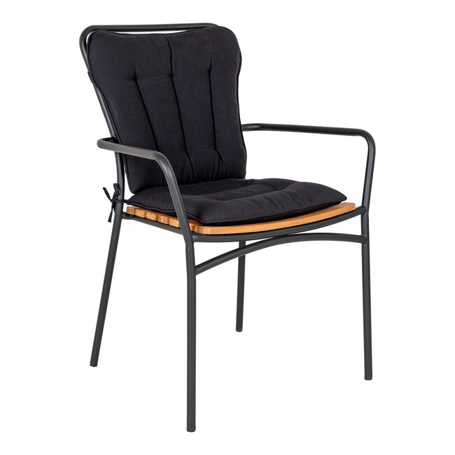 4er Set Kissen für Cleveland Chair, schwarz