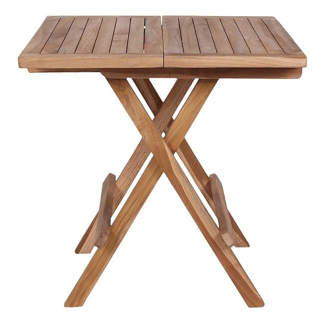 Bilbao Beistelltisch aus Teakholz, natur, 50x50x50 cm