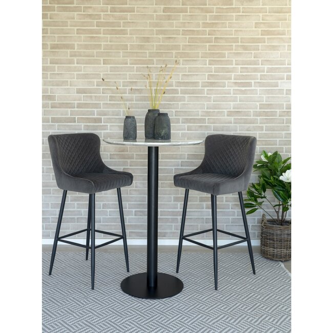 3er-Set Velas Dekovasen in Terrakotta, Antik-Dunkelgrau