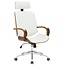 Bürostuhl Dayton Weiß/Braun