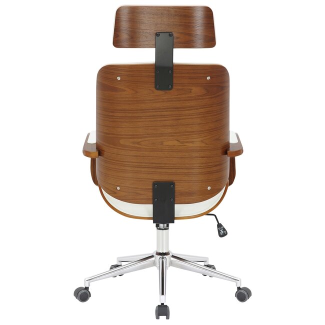 Bürostuhl Dayton Weiß/Braun