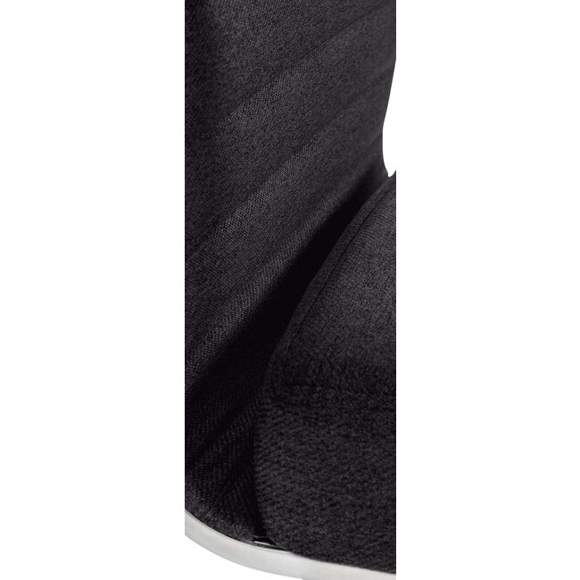 Bürostuhl Amadora Stoff schwarz