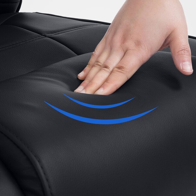 Besucherstuhl Attila komplett Schwarz