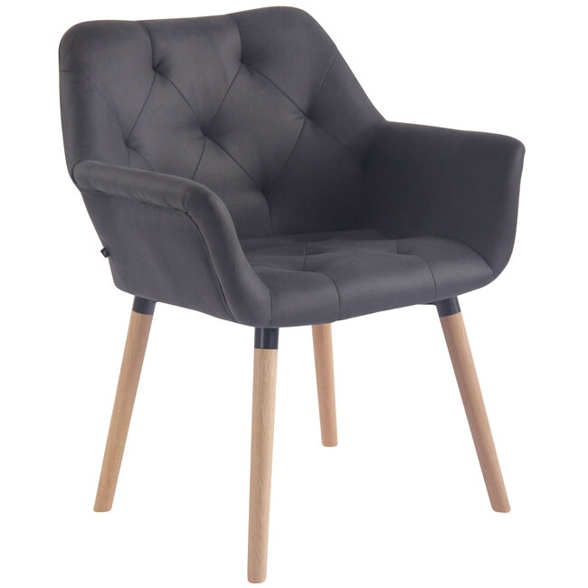 Esszimmerstuhl Cassidy Vintage Kunstleder schwarz