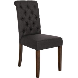 CLP Esszimmerstuhl Lisburn Stoff Schwarz