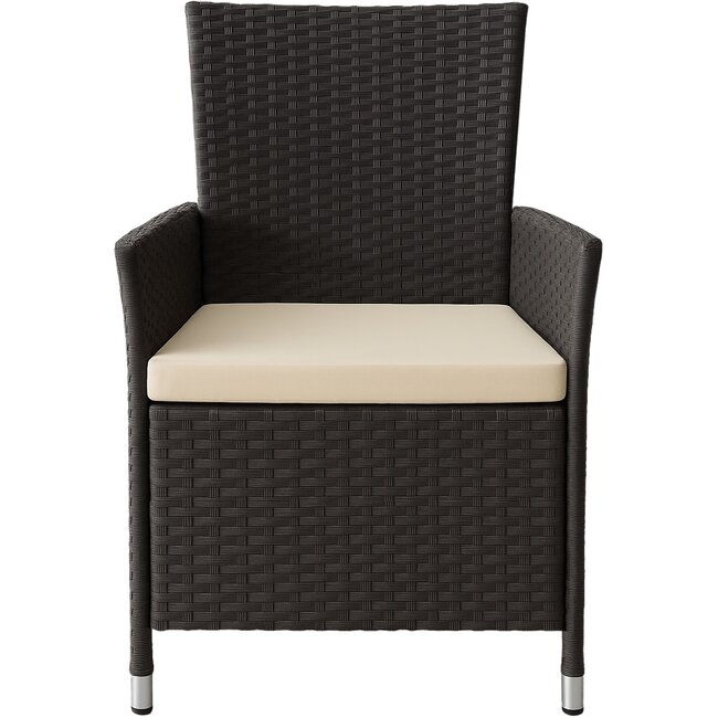 3er Set Sitzgruppe Hillra grau oder Dunkelbraun