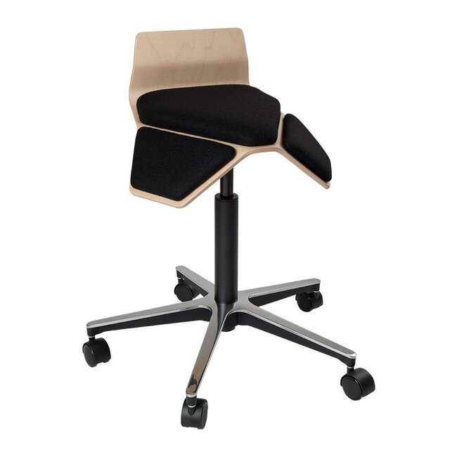 ILOA+ | Hocker Rollhocker | Sattelhocker - Birke Natur