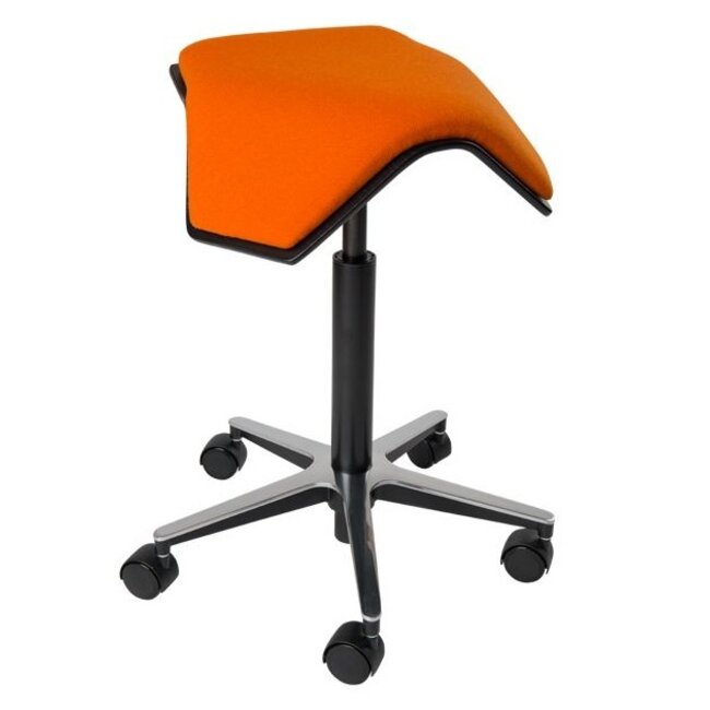 ILOA One | Hocker Rollhocker | Sattelhocker -  Birke Schwarz