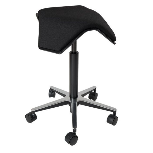 ILOA One | Hocker Rollhocker | Sattelhocker -  Birke Schwarz