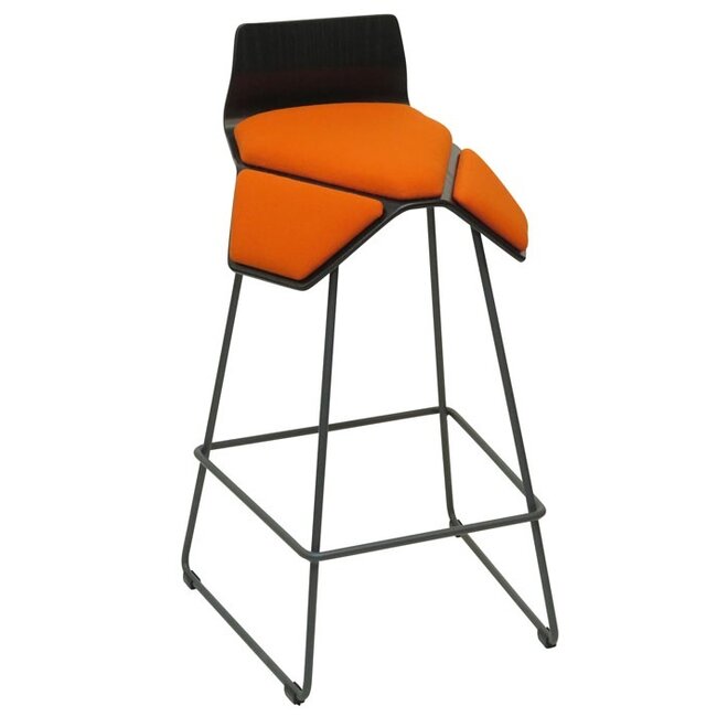 ILOA+ Bar | Barhocker - Sitzschale Schwarz