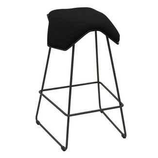 MyKolme ILOA One Bar | Barhocker - Sitzschale Schwarz
