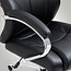 Bürostuhl Salford Echtleder – ergonomischer Drehstuhl mit Wippfunktion