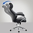 Bürostuhl Salford Echtleder – ergonomischer Drehstuhl mit Wippfunktion