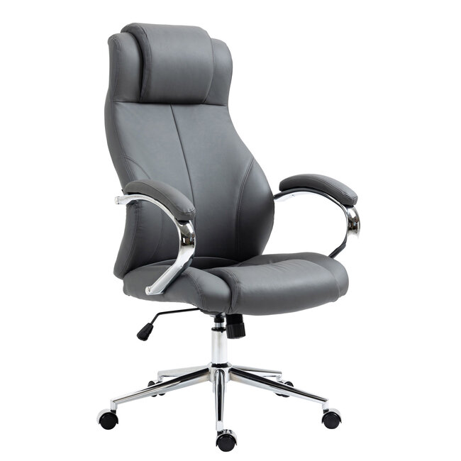 Bürostuhl Salford Echtleder schwarz, Grau, Creme oder Braun